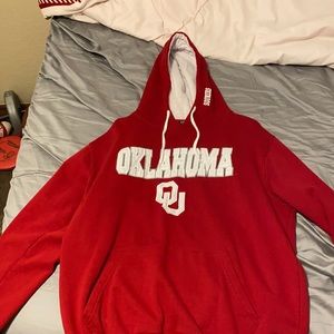 Red University of Oklahoma sweatshirt